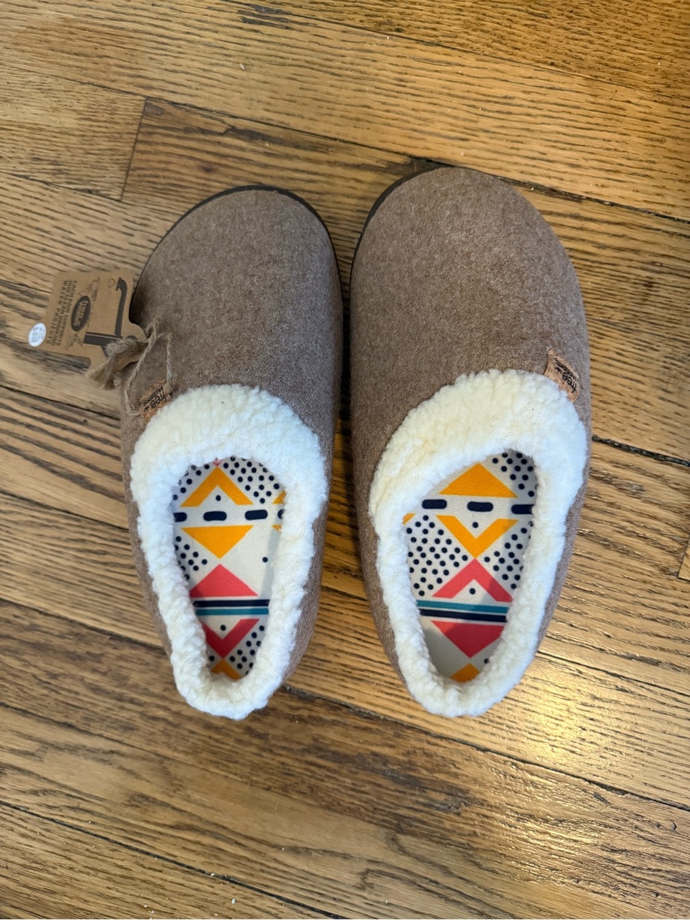Cozy Brown Women's Faux-Shearling Slippers